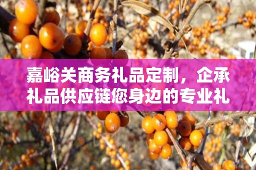 嘉峪关商务礼品定制，企承礼品供应链您身边的专业礼品定制公司